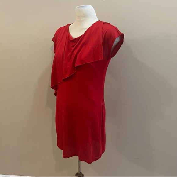 HUGO BOSS red layered dress - Picture 3 of 10